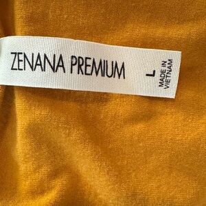 Zenana Premium Mustard Yellow Top